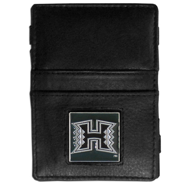 NCAA - Hawaii Warriors Leather Jacob's Ladder Wallet-Wallets & Checkbook Covers,Jacob's Ladder Wallets,College Jacob's Ladder Wallets-JadeMoghul Inc.