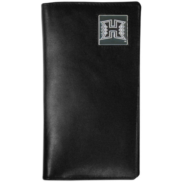 NCAA - Hawaii Warriors Leather Tall Wallet-Wallets & Checkbook Covers,Tall Wallets,College Tall Wallets-JadeMoghul Inc.