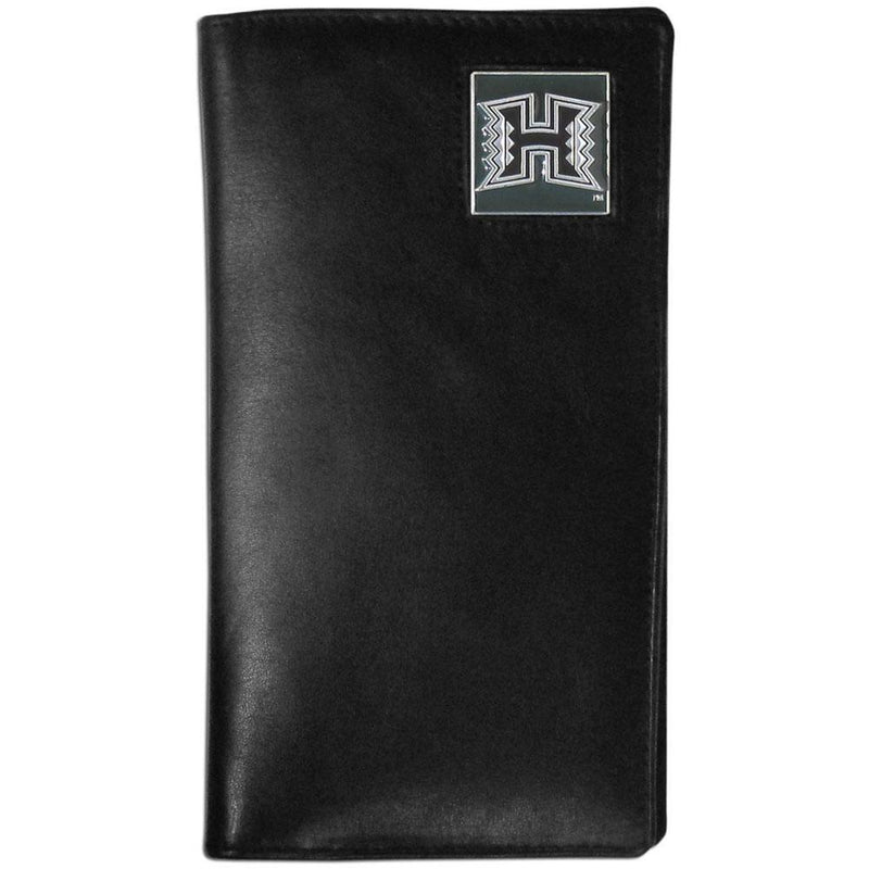 NCAA - Hawaii Warriors Leather Tall Wallet-Wallets & Checkbook Covers,Tall Wallets,College Tall Wallets-JadeMoghul Inc.