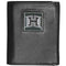 NCAA - Hawaii Warriors Leather Tri-fold Wallet-Wallets & Checkbook Covers,Tri-fold Wallets,Tri-fold Wallets,College Tri-fold Wallets-JadeMoghul Inc.