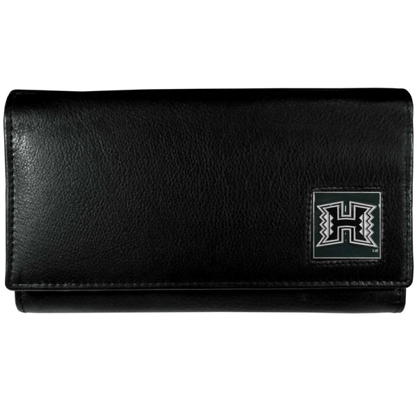 NCAA - Hawaii Warriors Leather Women's Wallet-Wallets & Checkbook Covers,Women's Wallets,College Women's Wallets-JadeMoghul Inc.