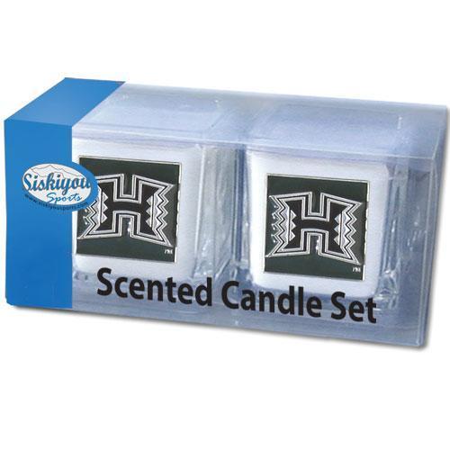 NCAA - Hawaii Warriors Scented Candle Set-Home & Office,Candles,Candle Sets,College Candle Sets-JadeMoghul Inc.