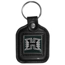 NCAA - Hawaii Warriors Square Leatherette Key Chain-Key Chains,Leatherette Key Chains,College Leatherette Key Chains-JadeMoghul Inc.
