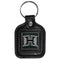 NCAA - Hawaii Warriors Square Leatherette Key Chain-Key Chains,Leatherette Key Chains,College Leatherette Key Chains-JadeMoghul Inc.