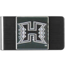 NCAA - Hawaii Warriors Steel Money Clip-Wallets & Checkbook Covers,Money Clips,Steel Money Clips,College Steel Money Clips-JadeMoghul Inc.