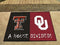 Large Area Rugs NCAA House Divided: Texas Tech / Oklahoma House Divided Rug 33.75"x42.5"