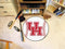 Round Area Rugs NCAA Houston Baseball Mat 27" diameter
