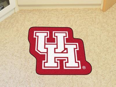 Custom Door Mats NCAA Houston Mascot Custom Shape Mat
