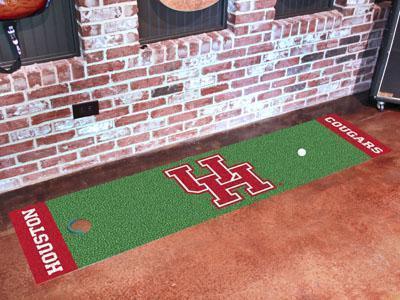 Rugs NCAA Houston Putting Green Mat 18"x72" Golf Accessories