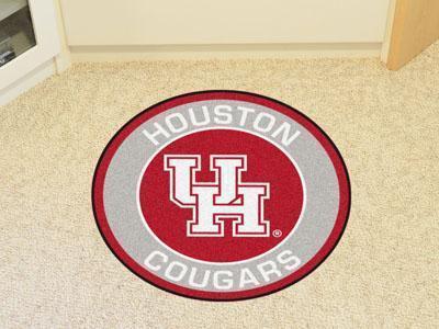 Round Area Rugs NCAA Houston Roundel Mat 27" diameter