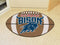 Round Rugs For Sale NCAA Howard Football Ball Rug 20.5"x32.5"