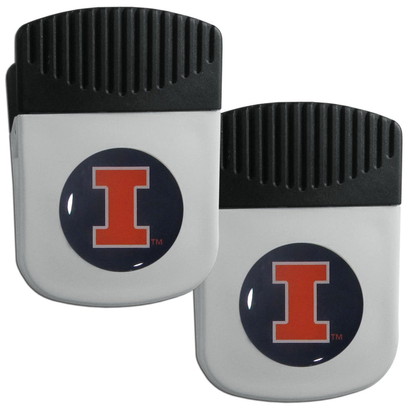 NCAA - Illinois Fighting Illini Clip Magnet with Bottle Opener, 2 pack-Other Cool Stuff,College Other Cool Stuff,Illinois Fighting Illini Other Cool Stuff-JadeMoghul Inc.