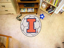 Cheap Rugs Online NCAA Illinois Soccer Ball 27" diameter
