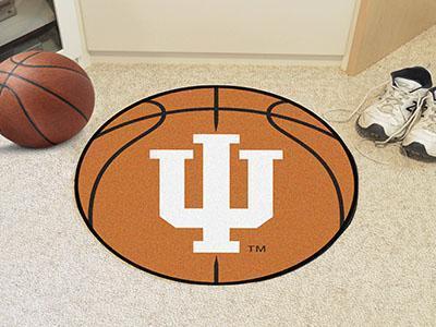 Round Rugs NCAA Indiana Basketball Mat 27" diameter