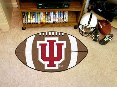 Cheap Rugs For Sale NCAA Indiana Football Ball Rug 20.5"x32.5"