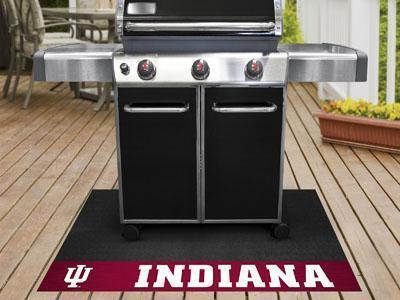 BBQ Grill Mat NCAA Indiana Grill Tailgate Mat 26"x42"