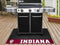 BBQ Grill Mat NCAA Indiana Grill Tailgate Mat 26"x42"