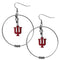 NCAA - Indiana Hoosiers 2 Inch Hoop Earrings-Jewelry & Accessories,Earrings,2 inch Hoop Earrings,College Hoop Earrings-JadeMoghul Inc.