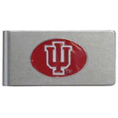 NCAA - Indiana Hoosiers Brushed Metal Money Clip-Wallets & Checkbook Covers,Money Clips,Brushed Money Clips,College Brushed Money Clips-JadeMoghul Inc.