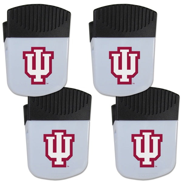 NCAA - Indiana Hoosiers Chip Clip Magnet with Bottle Opener, 4 pack-Other Cool Stuff,College Other Cool Stuff,Indiana Hoosiers Other Cool Stuff-JadeMoghul Inc.
