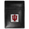 NCAA - Indiana Hoosiers Leather Money Clip/Cardholder Packaged in Gift Box-Wallets & Checkbook Covers,Money Clip/Cardholders,Gift Box Packaging,College Money Clip/Cardholders-JadeMoghul Inc.