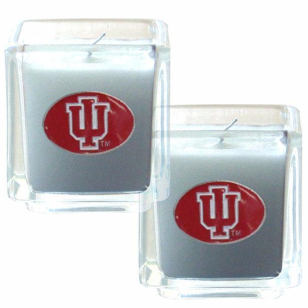 NCAA - Indiana Hoosiers Scented Candle Set-Home & Office,Candles,Candle Sets,College Candle Sets-JadeMoghul Inc.