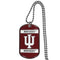NCAA - Indiana Hoosiers Tag Necklace-Jewelry & Accessories,Necklaces,Tag Necklaces,College Tag Necklaces-JadeMoghul Inc.