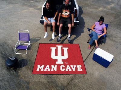 BBQ Mat NCAA Indiana Man Cave Tailgater Rug 5'x6'