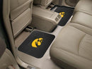 Rubber Floor Mats NCAA Iowa 2-pc Utility Car Mat 14"x17"