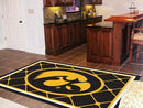 5x8 Rug NCAA Iowa 5'x8' Plush Rug