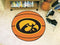 Round Area Rugs NCAA Iowa Basketball Mat 27" diameter