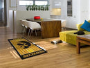 Kitchen Runner Rugs NCAA Iowa Basketball Court Runner Mat 30"x72"