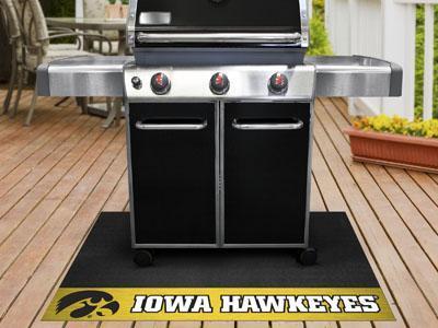 BBQ Accessories NCAA Iowa Grill Tailgate Mat 26"x42"