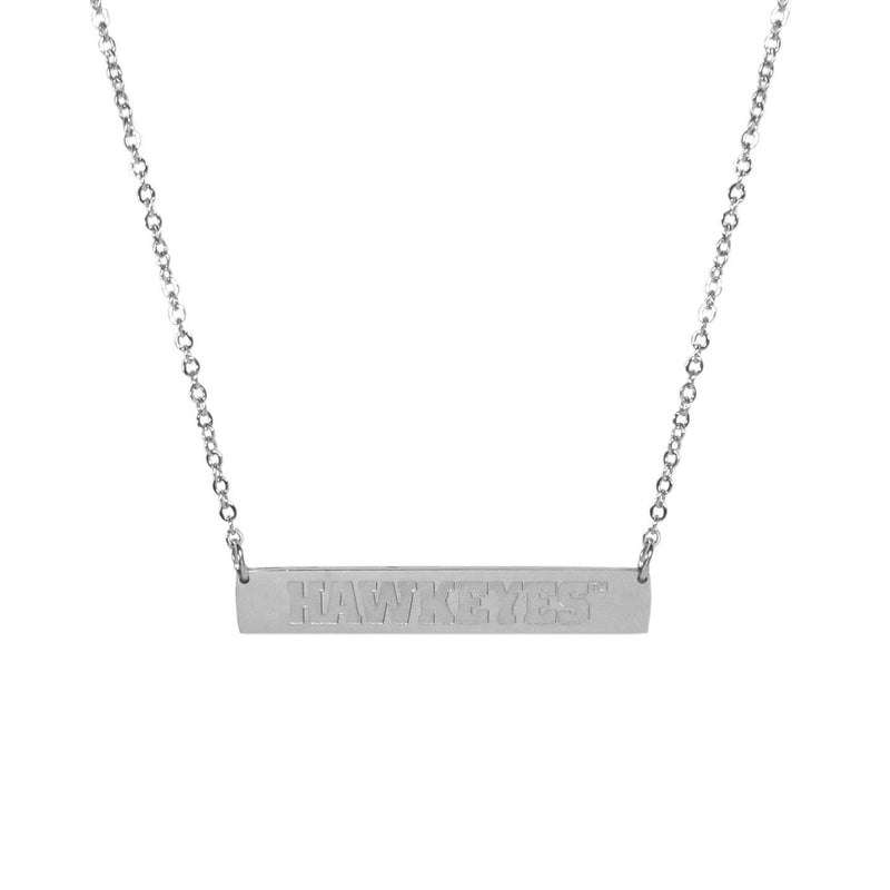 NCAA - Iowa Hawkeyes Bar Necklace-Jewelry & Accessories,Necklaces,Bar Necklaces,College Bar Necklaces-JadeMoghul Inc.