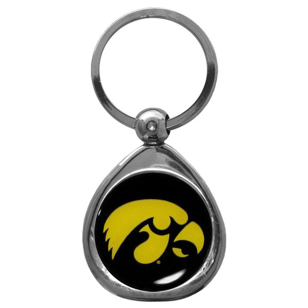 NCAA - Iowa Hawkeyes Chrome Key Chain-Key Chains,Chrome Key Chains,College Chrome Key Chains-JadeMoghul Inc.