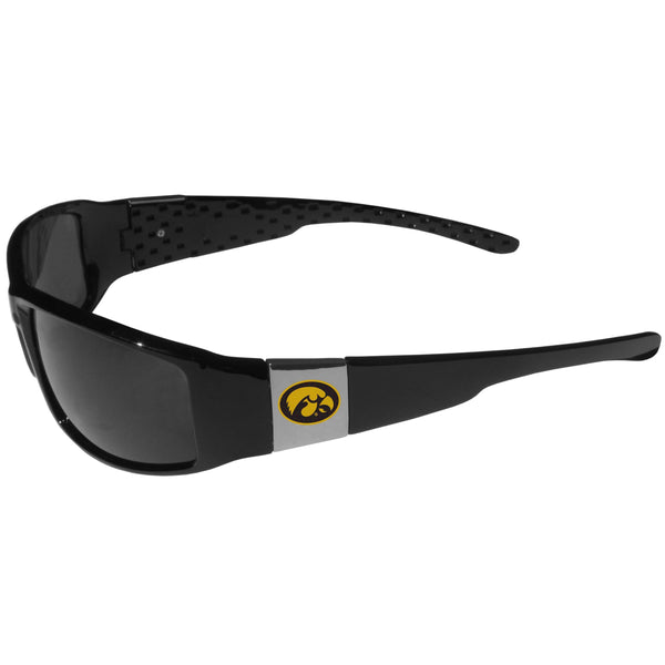 NCAA - Iowa Hawkeyes Chrome Wrap Sunglasses-Sunglasses, Eyewear & Accessories,College Eyewear,Iowa Hawkeyes Eyewear-JadeMoghul Inc.