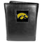 NCAA - Iowa Hawkeyes Deluxe Leather Tri-fold Wallet Packaged in Gift Box-Wallets & Checkbook Covers,Tri-fold Wallets,Deluxe Tri-fold Wallets,Gift Box Packaging,College Tri-fold Wallets-JadeMoghul Inc.