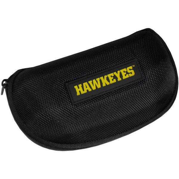 NCAA - Iowa Hawkeyes Hard Shell Sunglass Case-Sunglasses, Eyewear & Accessories,Sunglass Cases,Zippered Eyewear Cases,College Zippered Eyewear Cases-JadeMoghul Inc.