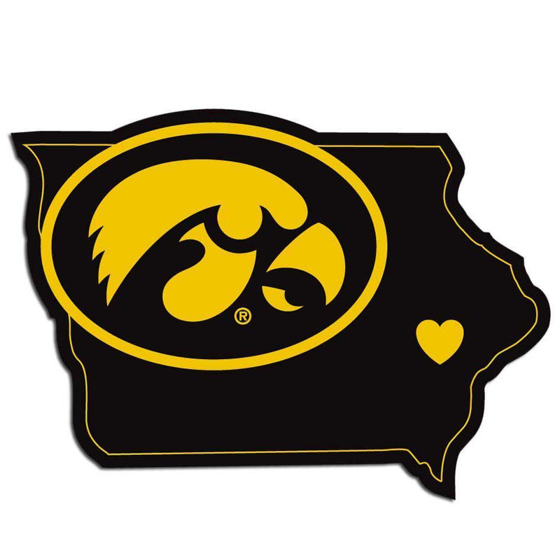 NCAA - Iowa Hawkeyes Home State Decal-Automotive Accessories,Decals,Home State Decals,College Home State Decals-JadeMoghul Inc.