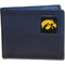 NCAA - Iowa Hawkeyes Leather Bi-fold Wallet Packaged in Gift Box-Wallets & Checkbook Covers,Bi-fold Wallets,Gift Box Packaging,College Bi-fold Wallets-JadeMoghul Inc.