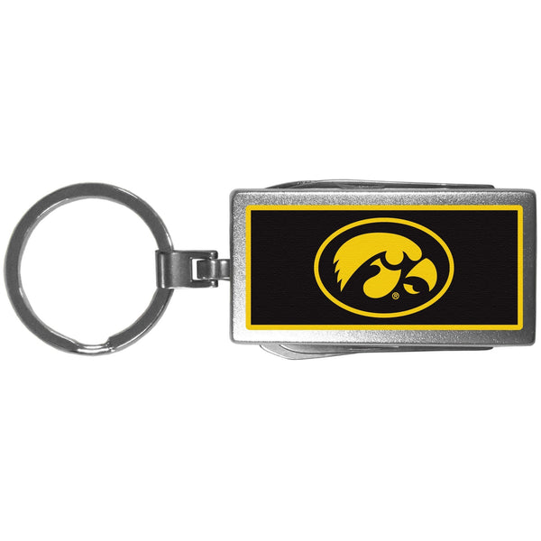 NCAA - Iowa Hawkeyes Multi-tool Key Chain, Logo-Key Chains,College Key Chains,Iowa Hawkeyes Key Chains-JadeMoghul Inc.
