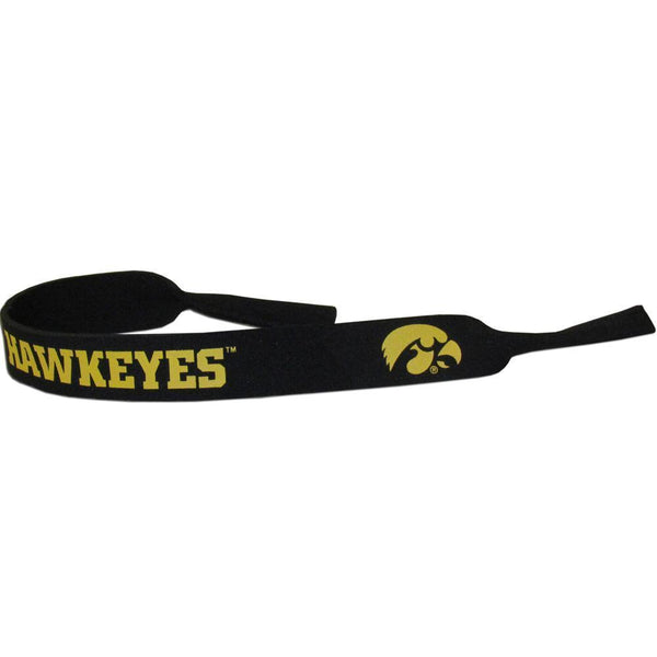 NCAA - Iowa Hawkeyes Neoprene Sunglass Strap-Sunglasses, Eyewear & Accessories,Sunglass Straps,College Sunglass Straps-JadeMoghul Inc.