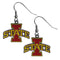 NCAA - Iowa St. Cyclones Chrome Dangle Earrings-Jewelry & Accessories,Earrings,Dangle Earrings,Dangle Earrings,College Dangle Earrings-JadeMoghul Inc.