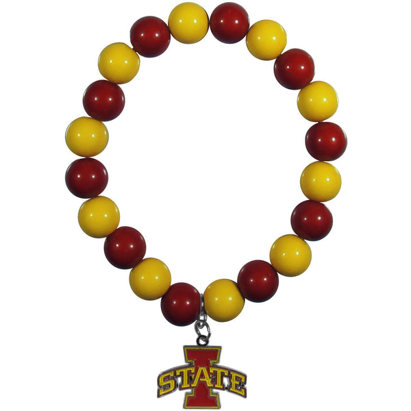 NCAA - Iowa St. Cyclones Fan Bead Bracelet-Jewelry & Accessories,Bracelets,Fan Bead Bracelets,College Fan Bead Bracelets-JadeMoghul Inc.