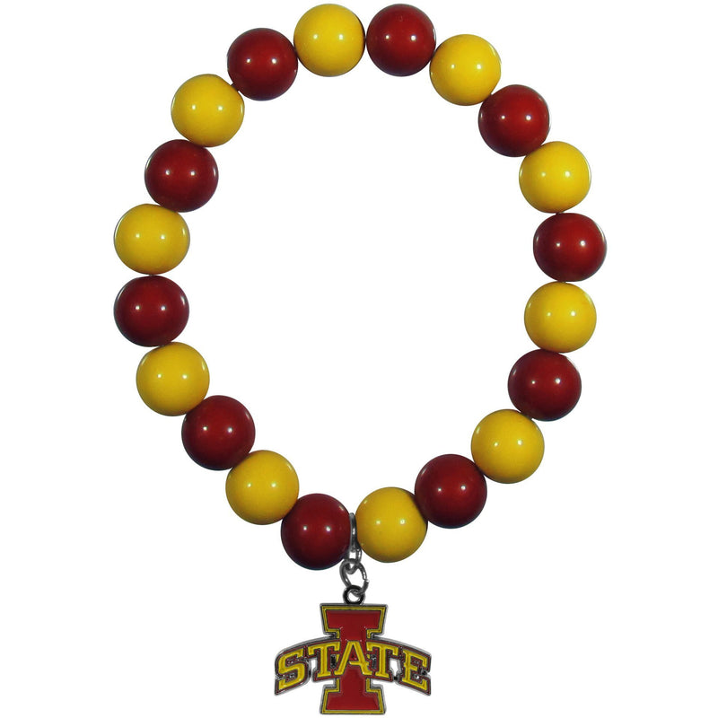 NCAA - Iowa St. Cyclones Fan Bead Bracelet-Jewelry & Accessories,Bracelets,Fan Bead Bracelets,College Fan Bead Bracelets-JadeMoghul Inc.