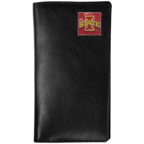 NCAA - Iowa St. Cyclones Leather Tall Wallet-Wallets & Checkbook Covers,Tall Wallets,College Tall Wallets-JadeMoghul Inc.