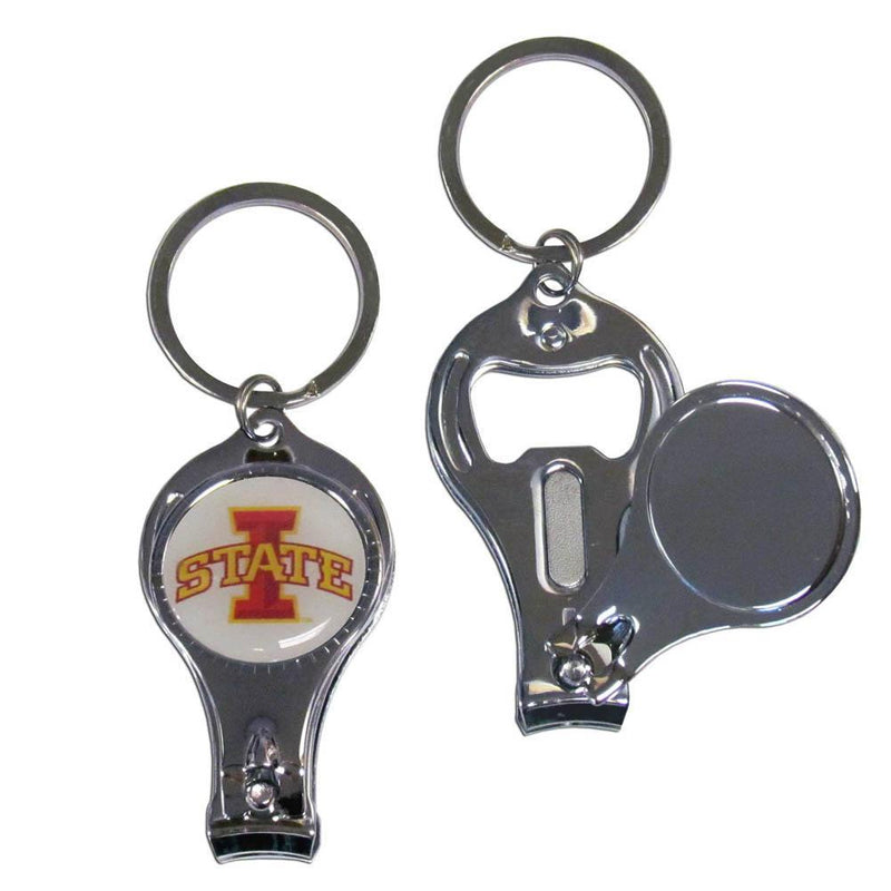 NCAA - Iowa St. Cyclones Nail Care/Bottle Opener Key Chain-Key Chains,3 in 1 Key Chains,College 3 in 1 Key Chains-JadeMoghul Inc.