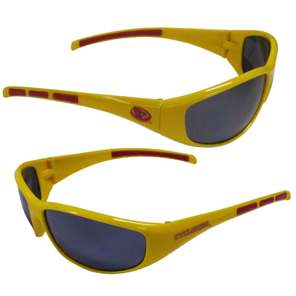 NCAA - Iowa St. Cyclones Wrap Sunglasses-Sunglasses, Eyewear & Accessories,Sunglasses,Wrap Sunglasses,College Wrap Sunglasses-JadeMoghul Inc.