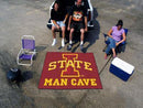 BBQ Grill Mat NCAA Iowa State Man Cave Tailgater Rug 5'x6'