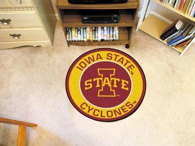 Round Rugs For Sale NCAA Iowa State Roundel Mat 27" diameter